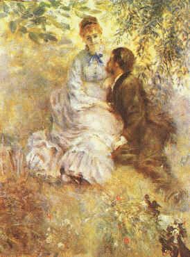 Pierre Renoir Idylle Sweden oil painting art